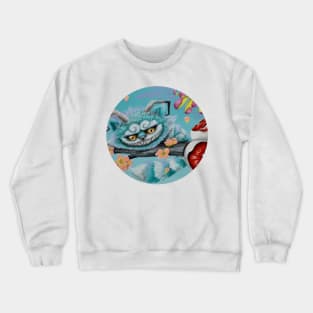 grinning kitty Crewneck Sweatshirt